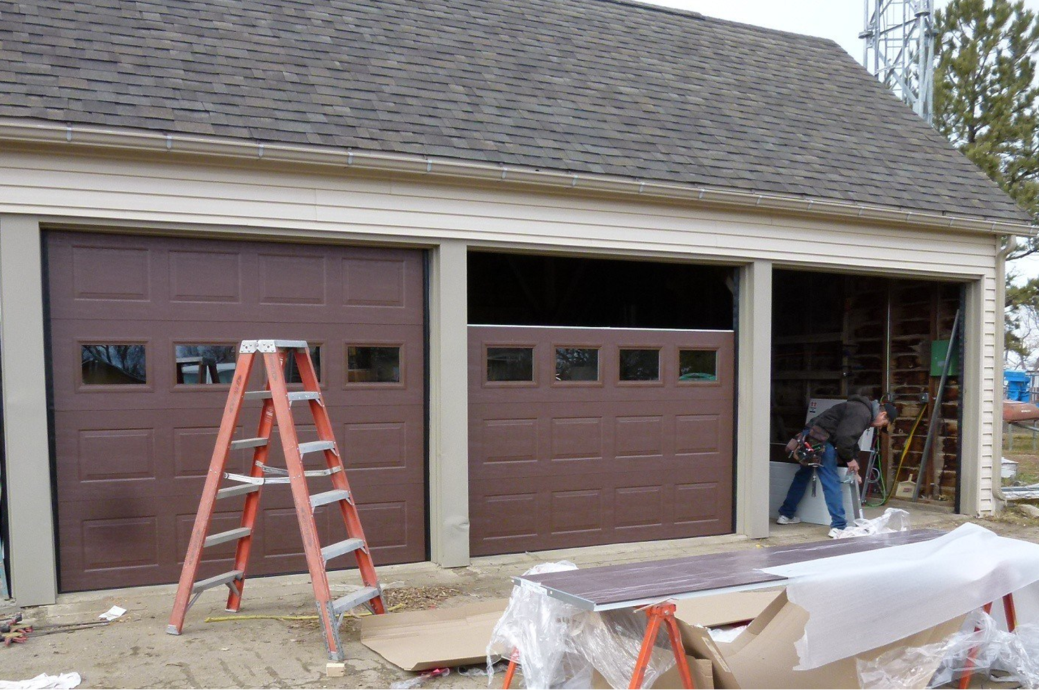 Garage Door Replacement in Needham